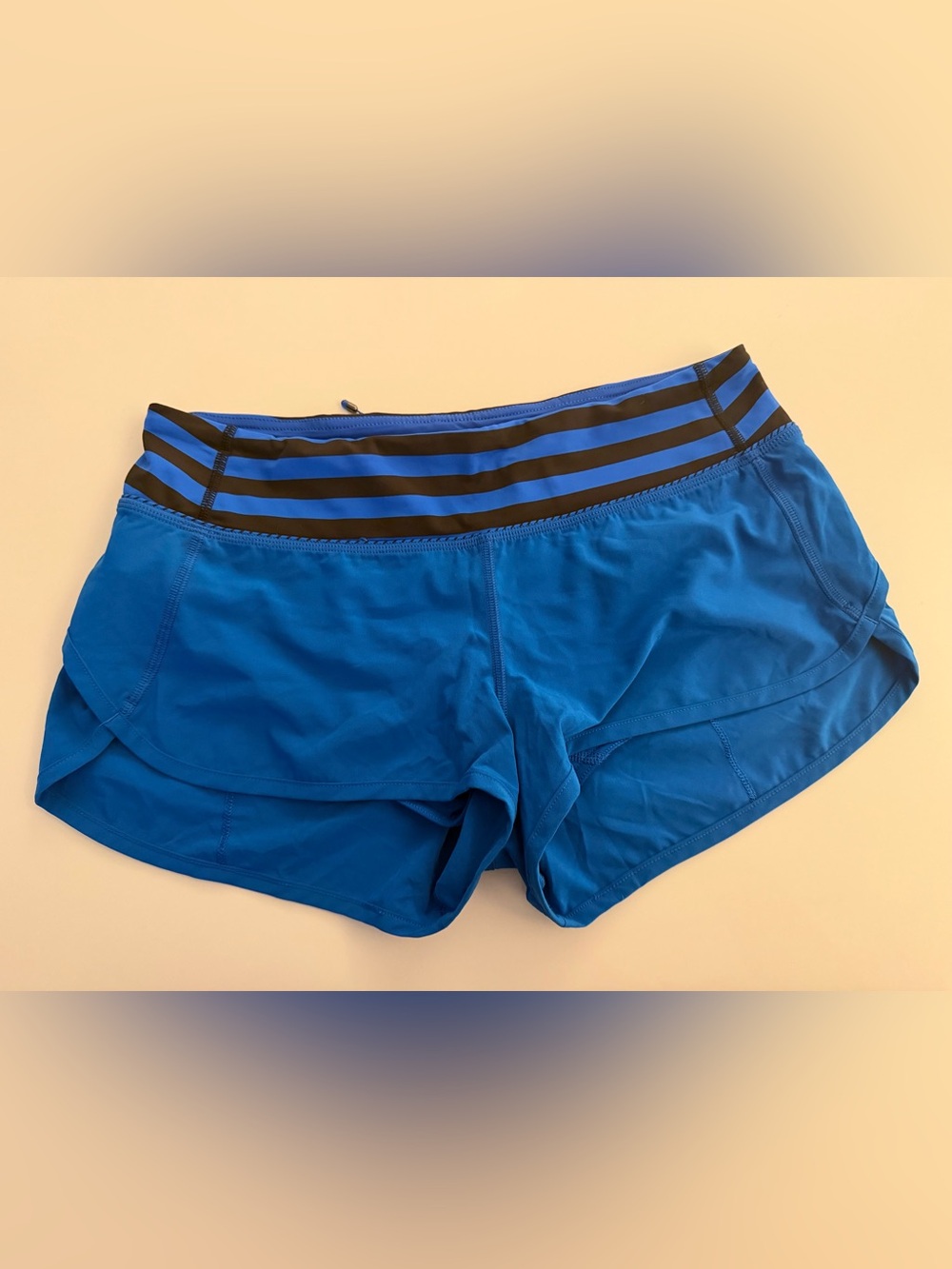 lululemon athletica Blue and Black Athletic Shorts